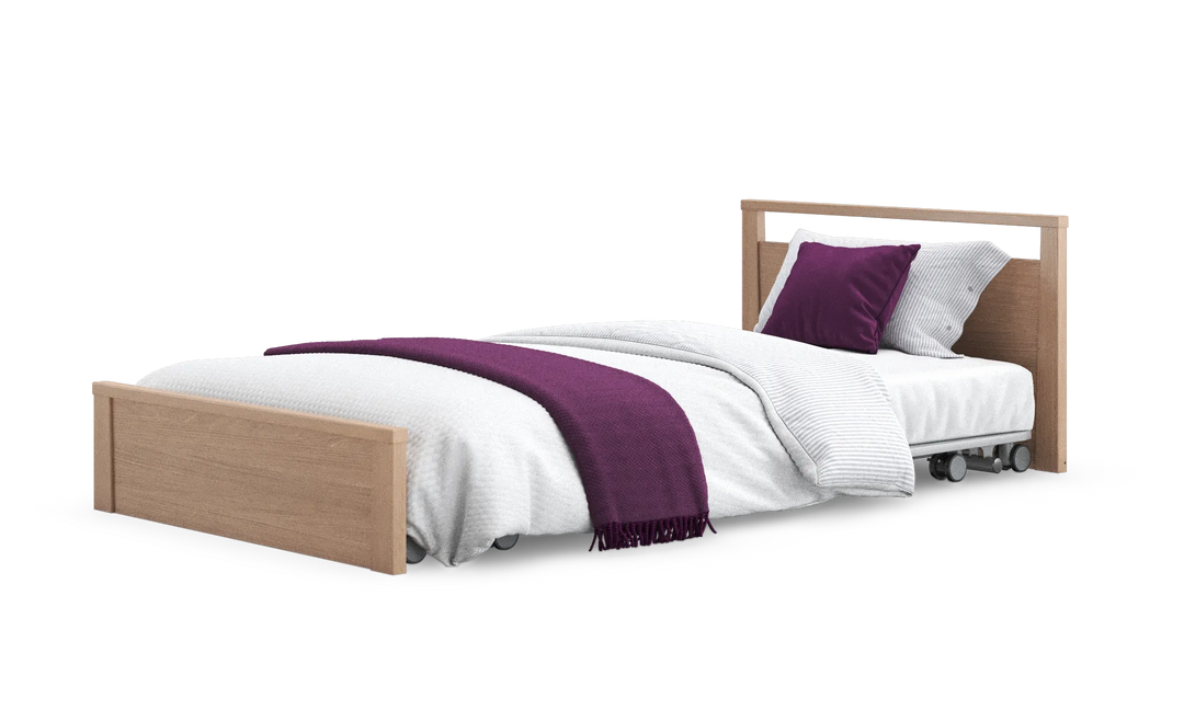 Solo Low Footboard Profiling Floor Bed