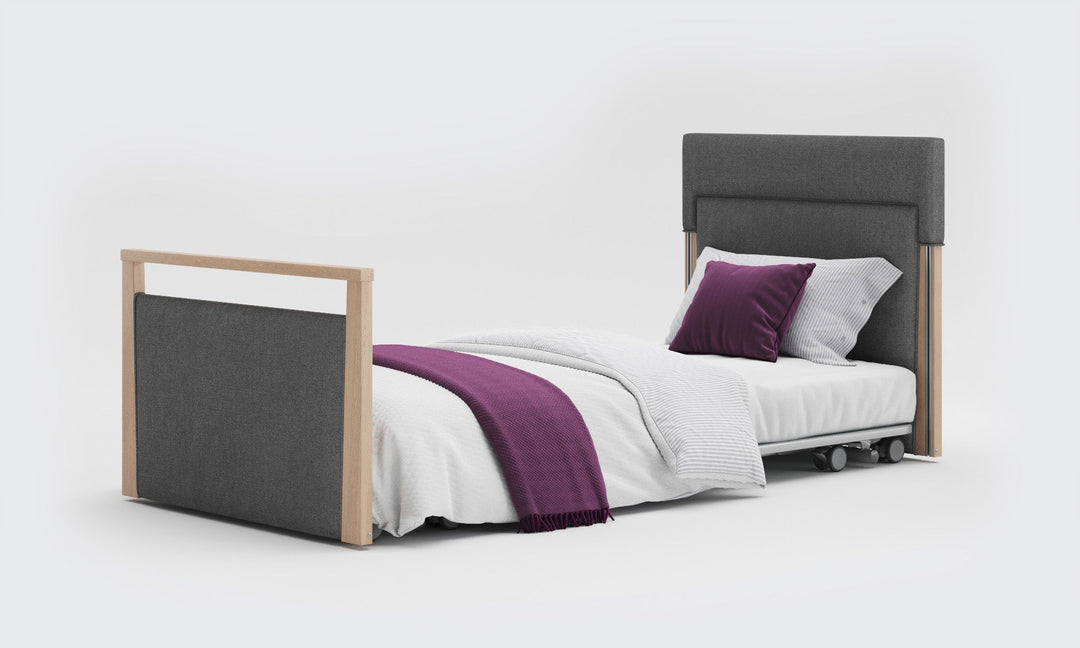 Solo SafeSide Upholstered Profiling Floor Bed