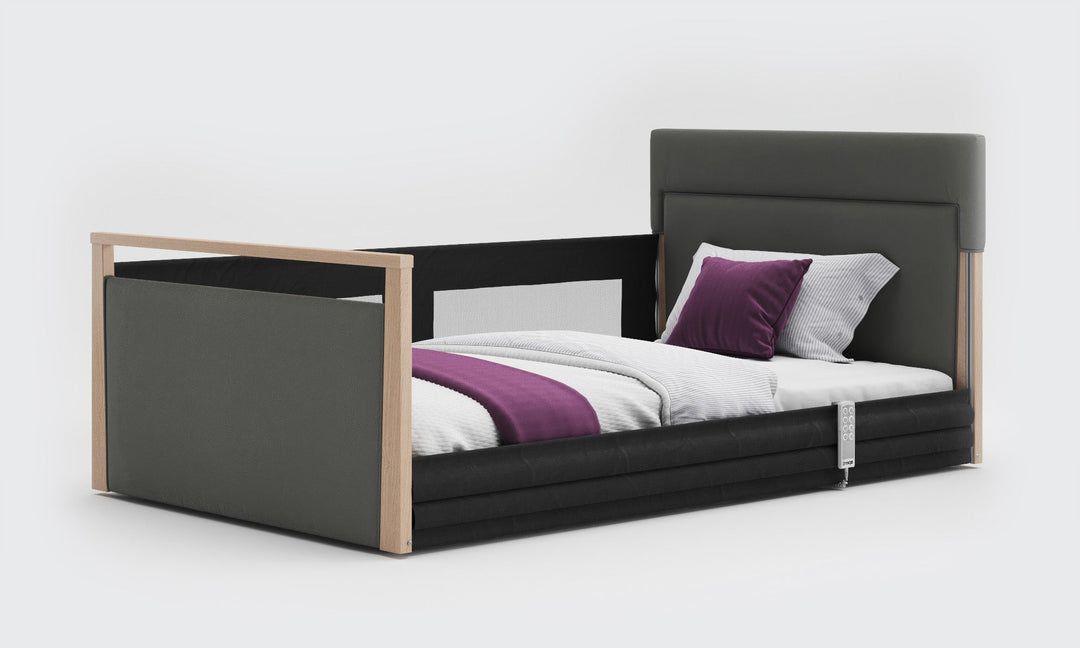 Solo SafeSide Upholstered Profiling Floor Bed