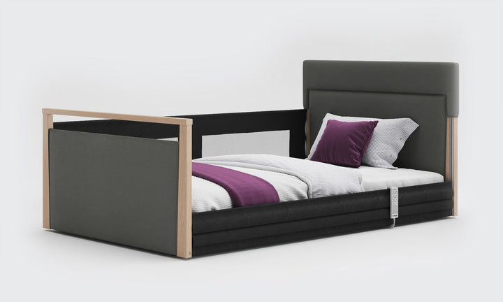 Solo SafeSide Upholstered Profiling Floor Bed