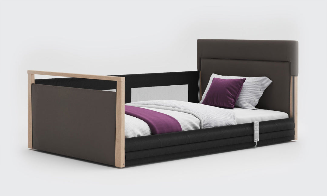 Solo SafeSide Upholstered Profiling Floor Bed
