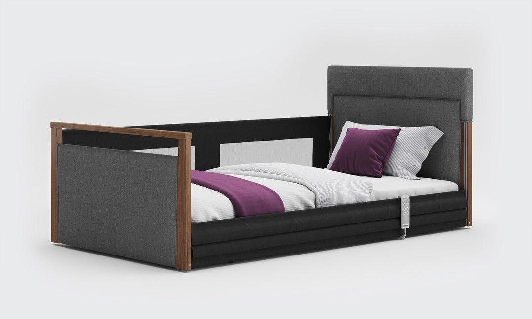 Solo SafeSide Upholstered Profiling Floor Bed