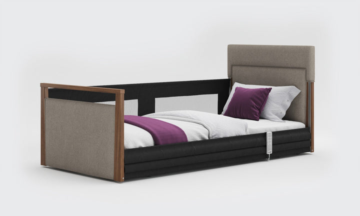 Solo SafeSide Upholstered Profiling Floor Bed