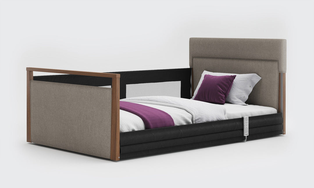 Solo SafeSide Upholstered Profiling Floor Bed