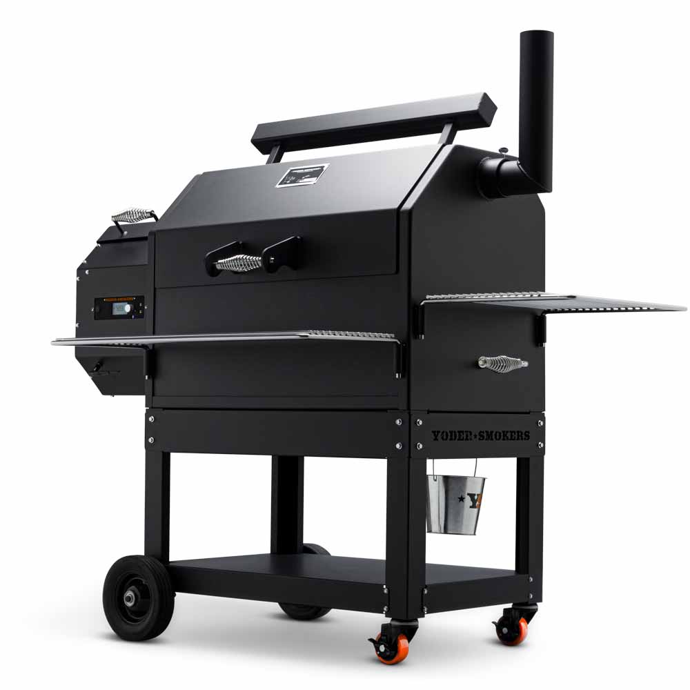 Yoder Smokers YS640s Pellet Grill (Standard Cart) w/ T-Stat Door Kit