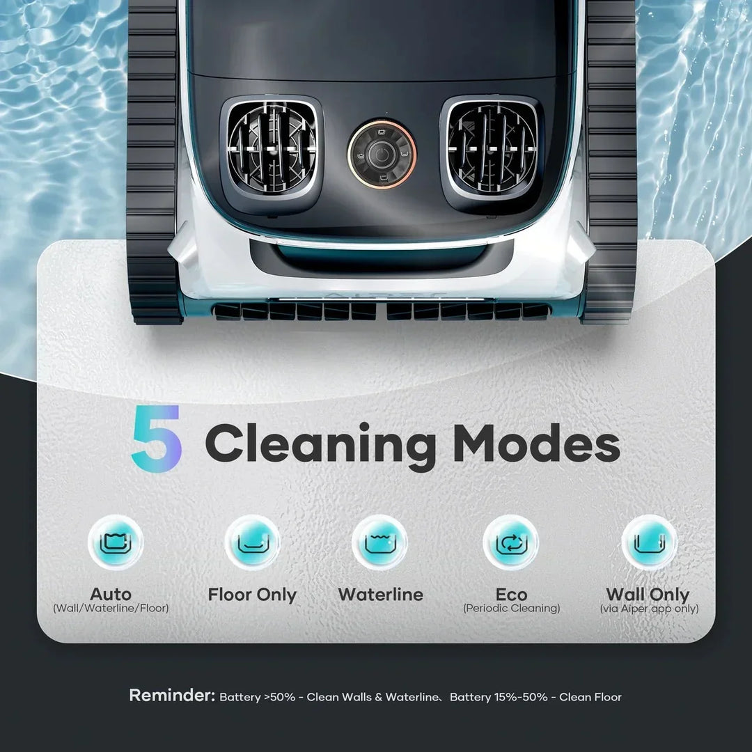 Aiper Scuba P1 Pro Cordless Robotic Pool Cleaner X6P-US, 6000 GPH (Scuba N1 Pro)