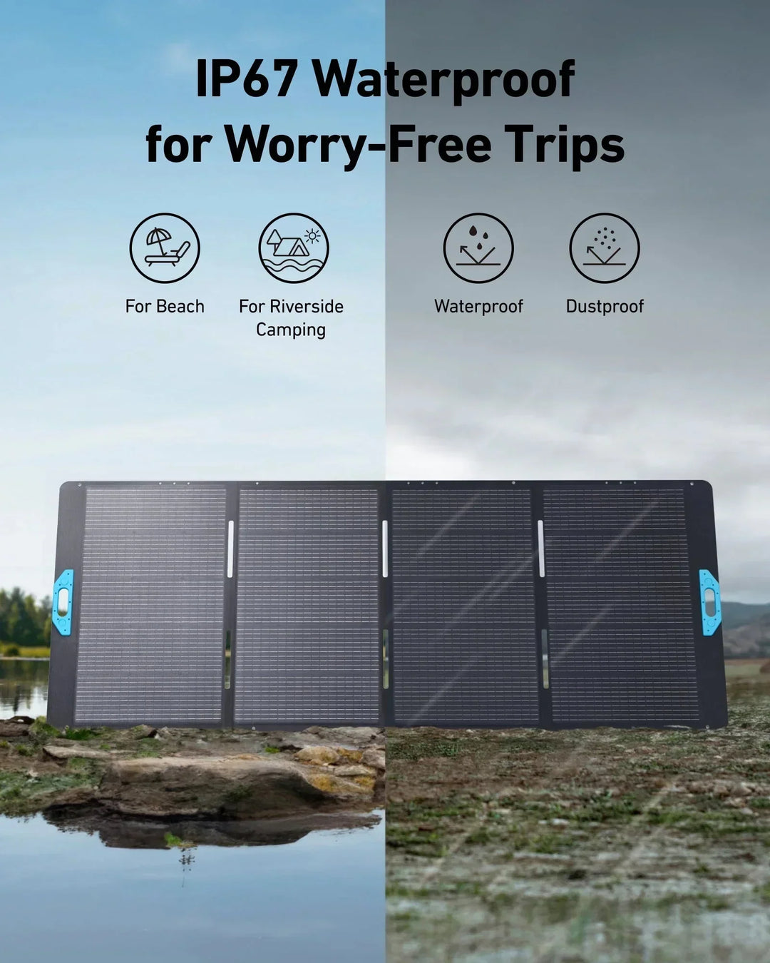 Anker SOLIX F3000 Solar Generator + 400W Portable Solar Panel Kits