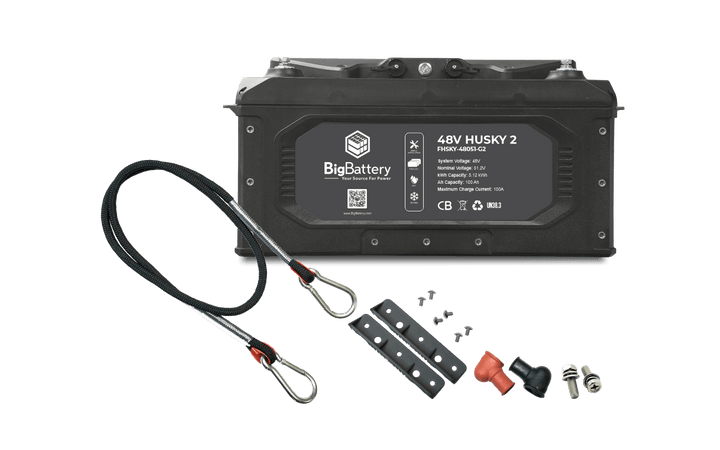 BigBattery HUSKY 2 48V 100Ah 5.12kWh LiFePO4 Battery