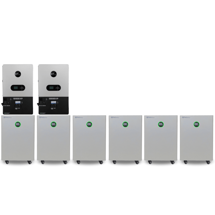 BigBattery NEXUS 51.2V 15kWh LiFePO4 Battery + EG4 12000XP 12,000W 48V Split Phase Off-Grid Inverter Kit