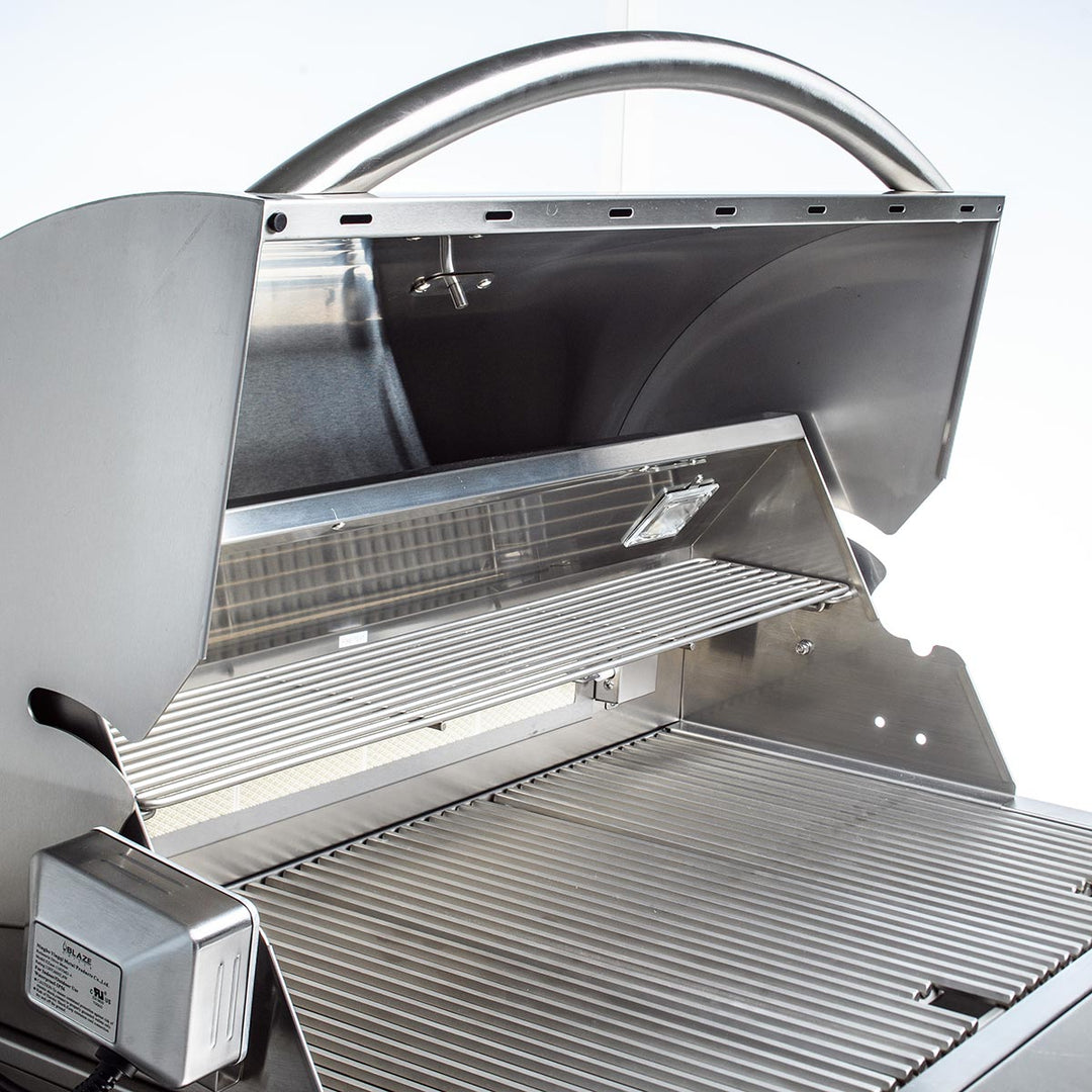 Blaze PRO 34" 3-Burner Built-In Gas Grill w/ Grill Cart - BLZ-3PRO + BLZ-3PRO-CART