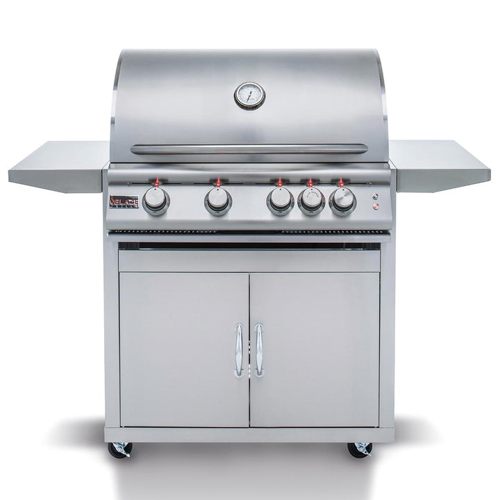 Blaze LTE 32" 4-Burner Built-In Gas Grill w/ Cart - BLZ-4LTE2 + BLZ-4-CART-SC
