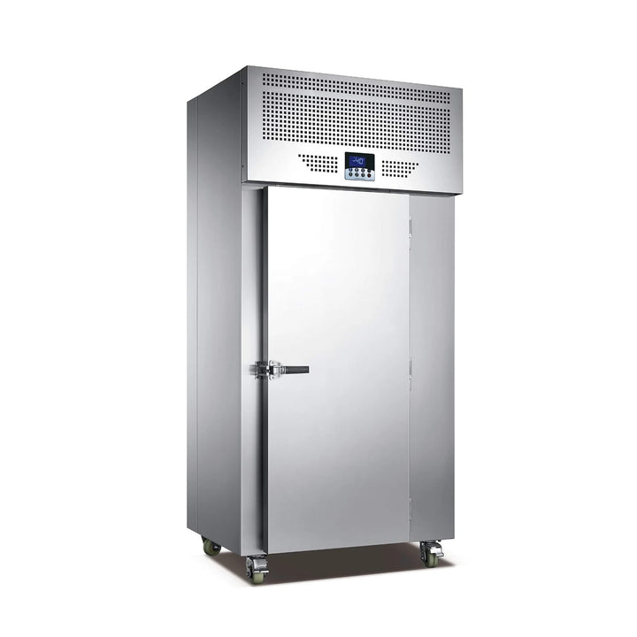 Commercial Heavy-Duty 15-Tray Blast Chiller Freezer Cabinet With Trolley Cart
