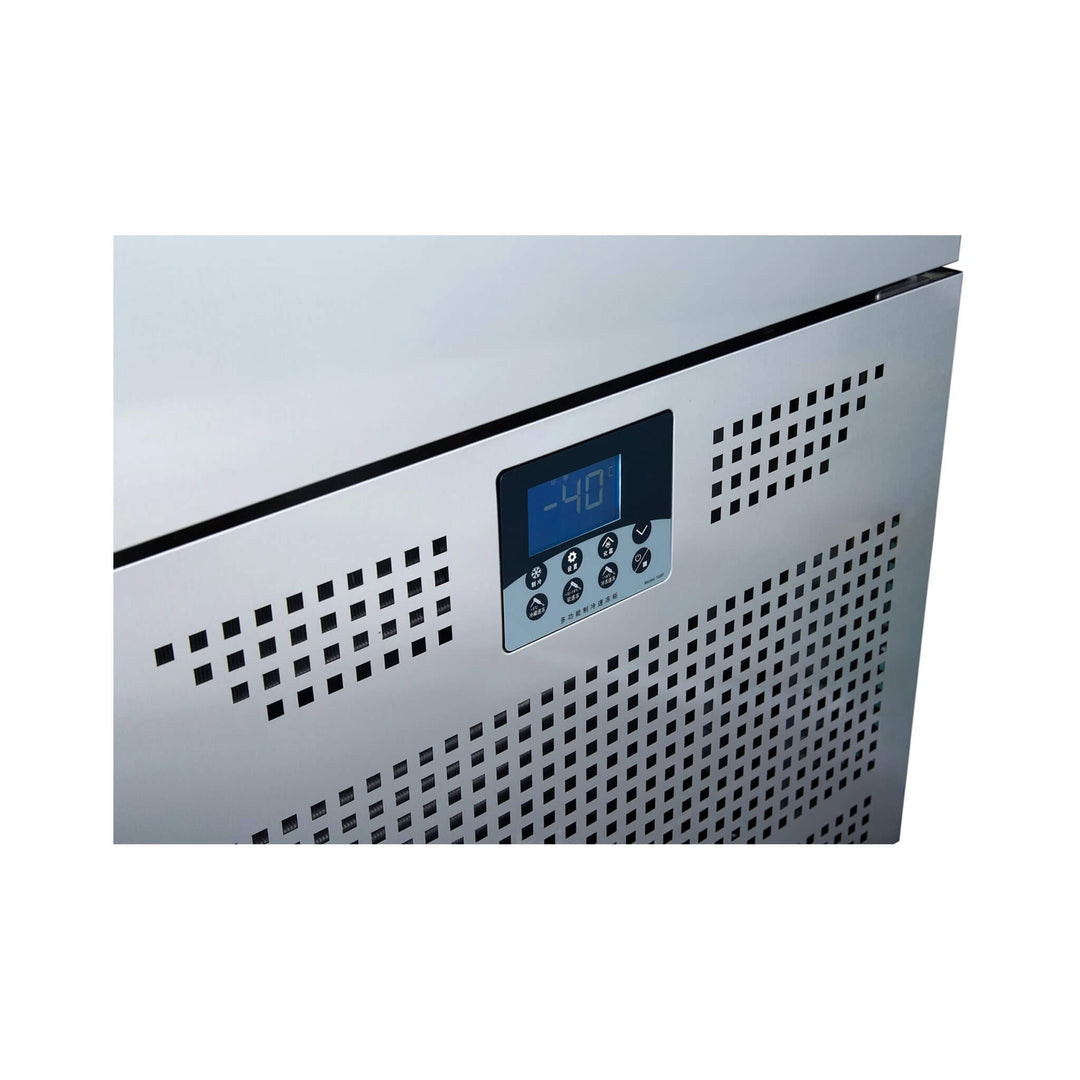 Commercial Heavy-Duty 15-Tray Blast Chiller Freezer Cabinet With Trolley Cart