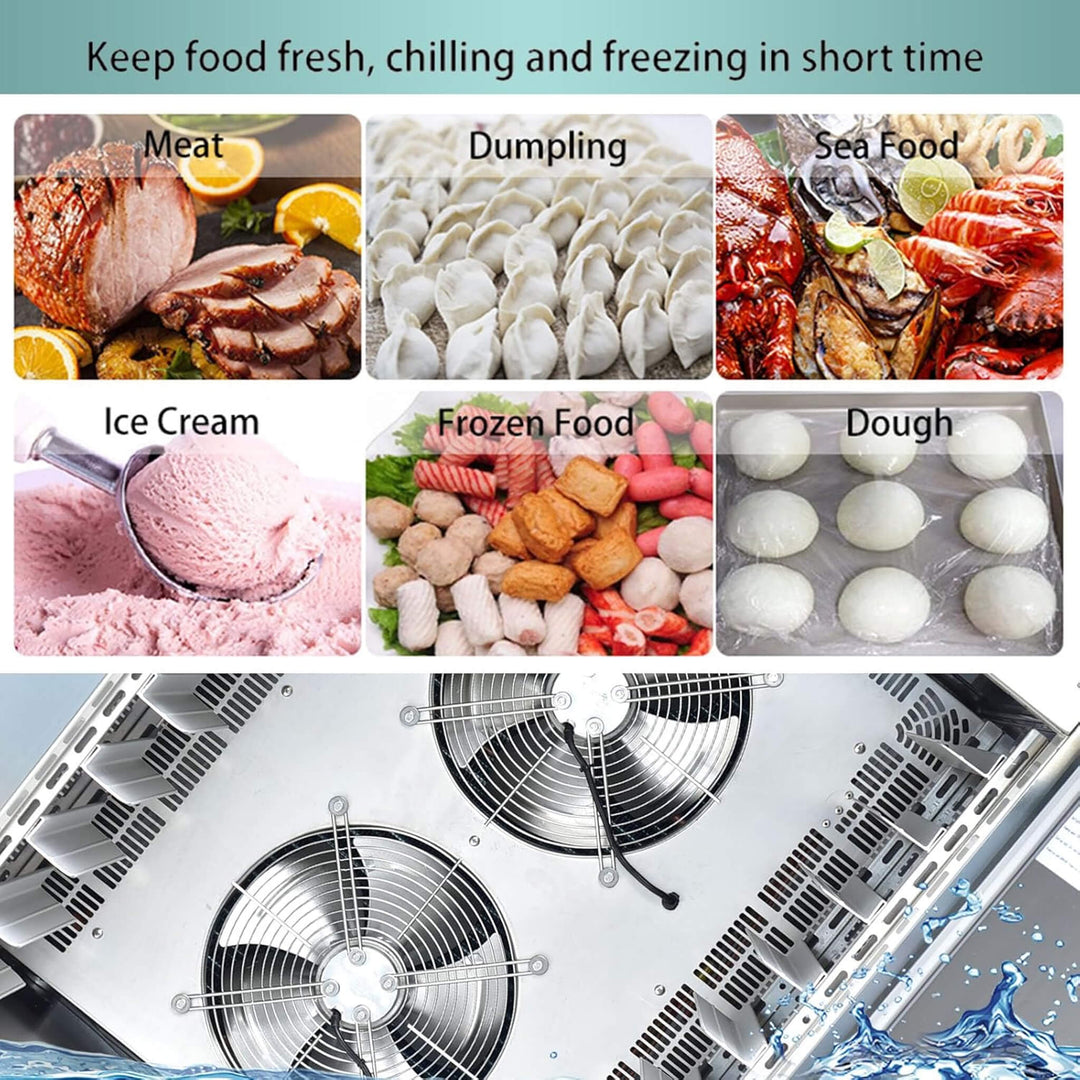 Commercial Heavy-Duty Extra-Low Temperature Blast Chiller Freezer