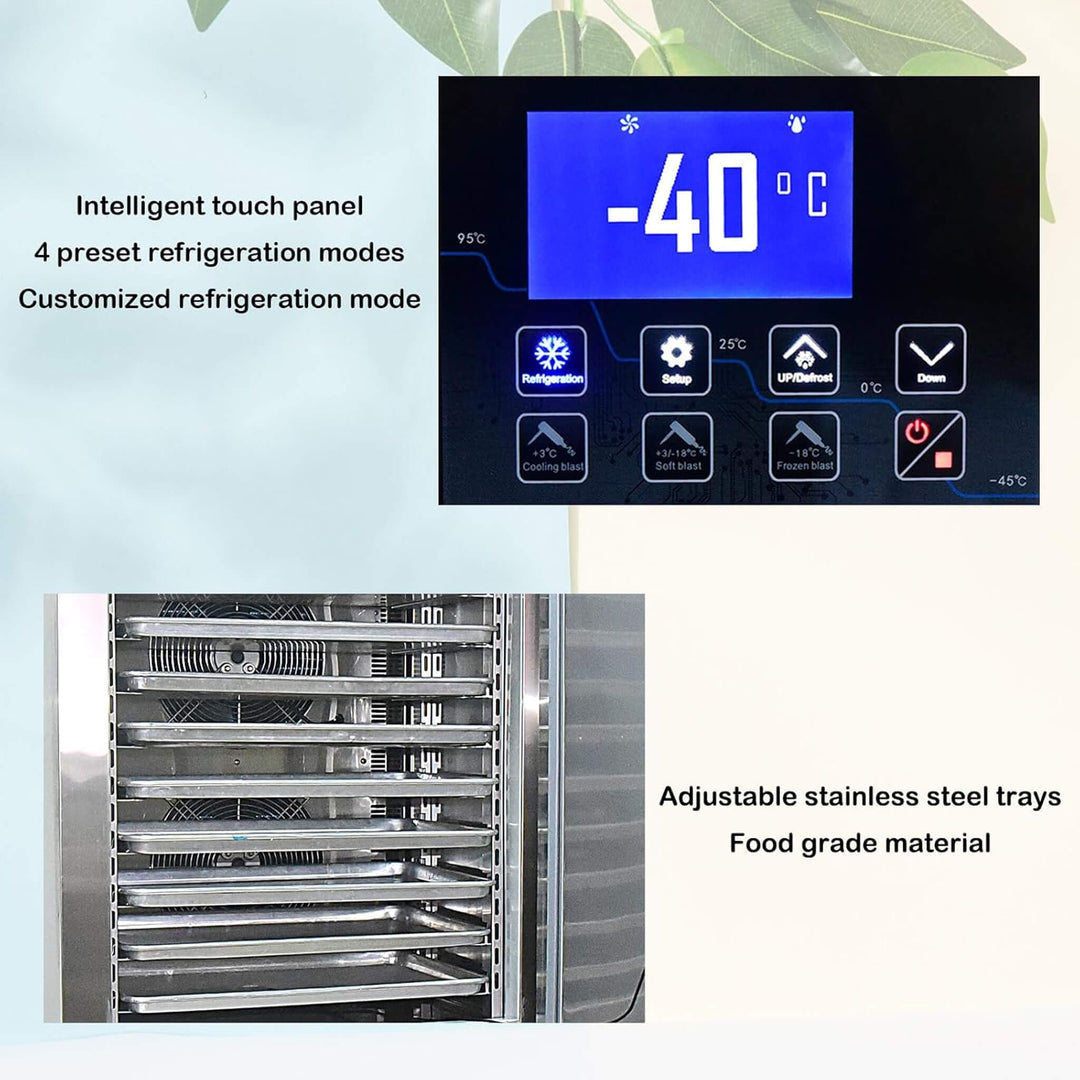 Commercial Heavy-Duty Extra-Low Temperature Blast Chiller Freezer