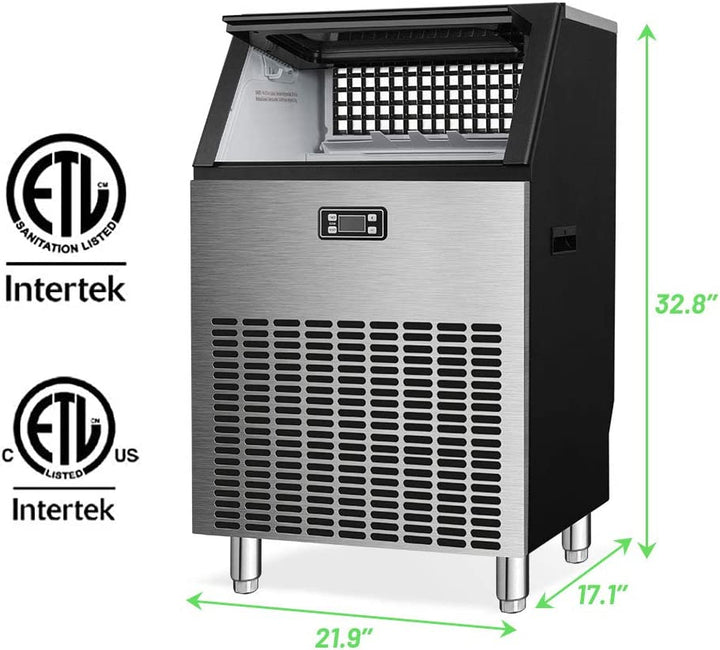 Freestanding Commercial Ice Maker - Z5845A - Multiple Sizes - 100LBS 200LBS 265LBS