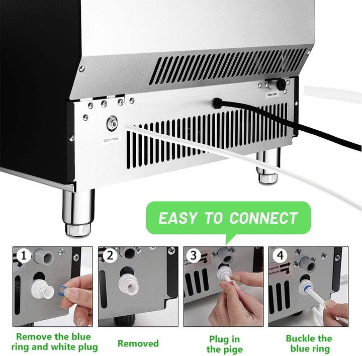 Freestanding Commercial Ice Maker - Z5845A - Multiple Sizes - 100LBS 200LBS 265LBS