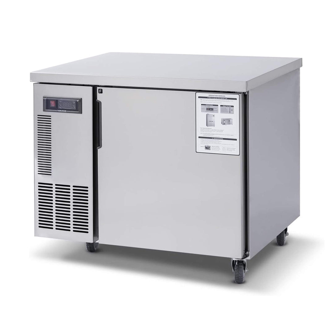 Heavy-Duty Commercial Stainless Steel Undercounter Worktop Freezer