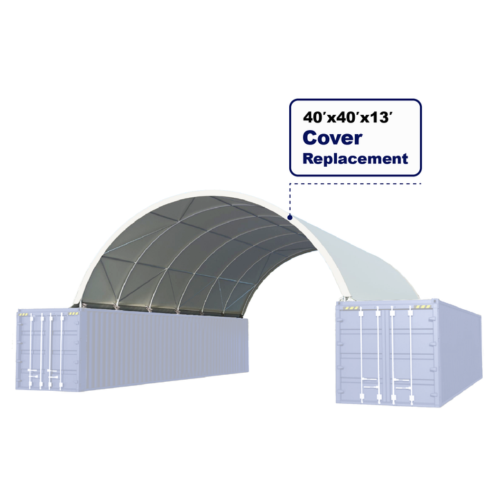 Cover Replacement for Container Shelter 40FT x 40FT x 13FT
