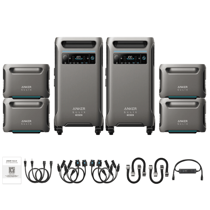 [Double Kit] Anker SOLIX F3800 Plus + Expansion Batteries