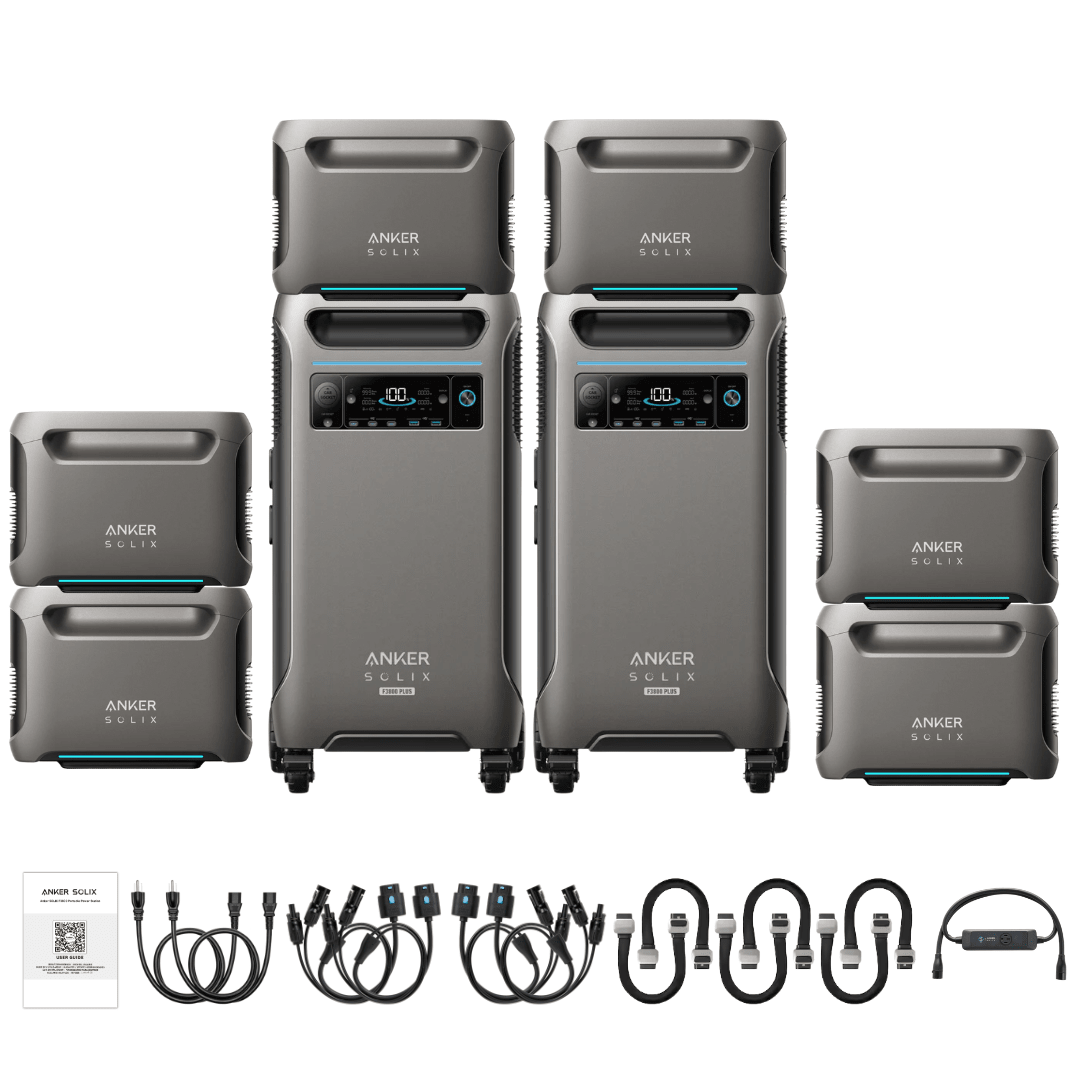 [Double Kit] Anker SOLIX F3800 Plus + Expansion Batteries