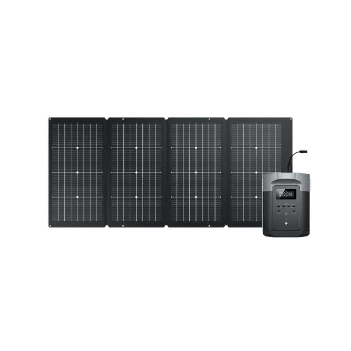 EcoFlow DELTA 2 Max + 220W Portable Solar Panel