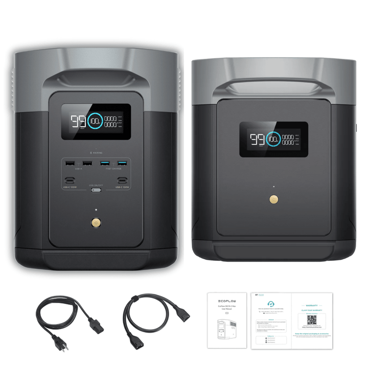 EcoFlow DELTA 2 Max + EcoFlow DELTA 2 Max Smart Extra Battery