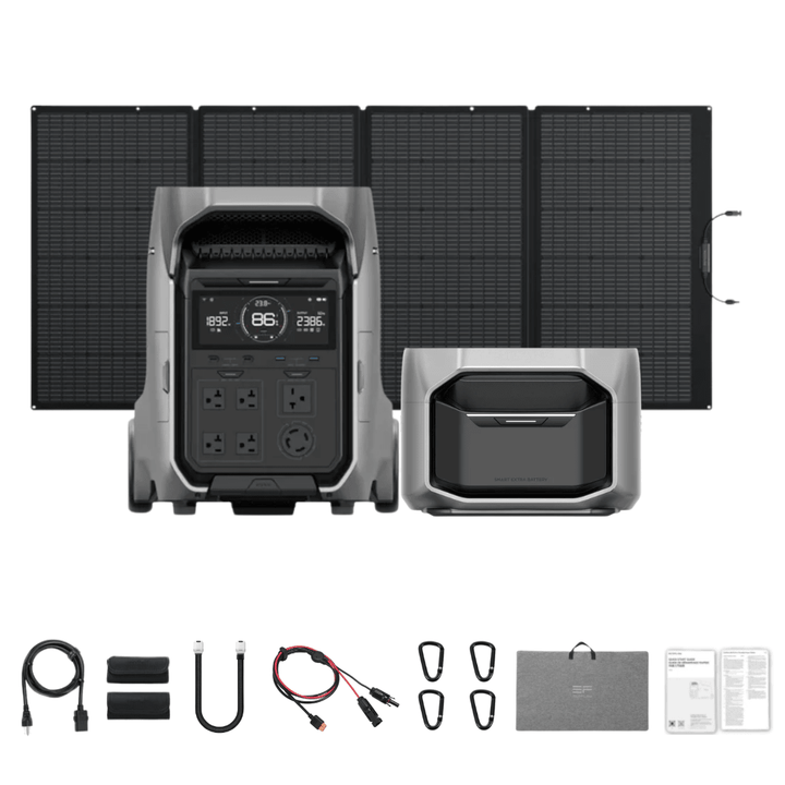 EcoFlow DELTA Pro 3 4096Wh 4000W Portable Power Station Solar Generator