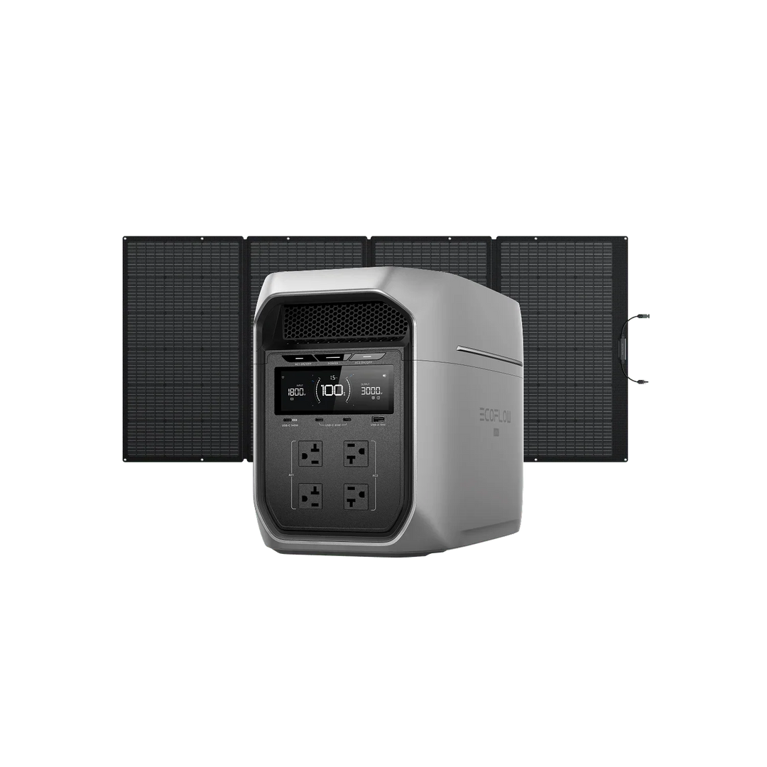 EcoFlow DELTA 3 Max Plus Portable Power Station + 400W solar panel
