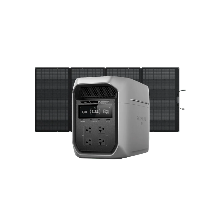 EcoFlow DELTA 3 Max Plus Portable Power Station + 400W solar panel