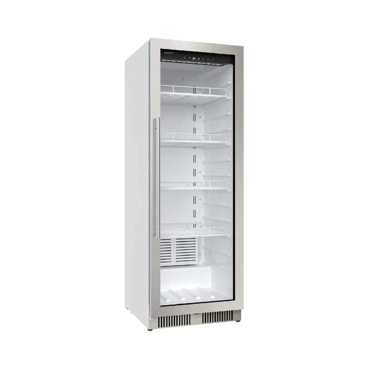 Edgestar 10.1 Cubic Feet Commercial Beverage Merchandiser With Temperature Alarm Reversible Door 22"