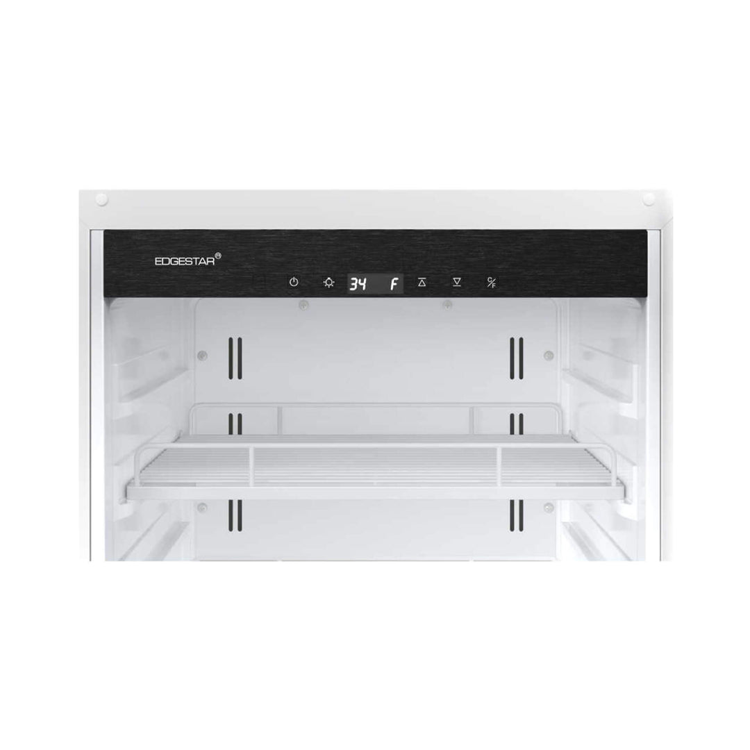 Edgestar 10.1 Cubic Feet Commercial Beverage Merchandiser With Temperature Alarm Reversible Door 22"
