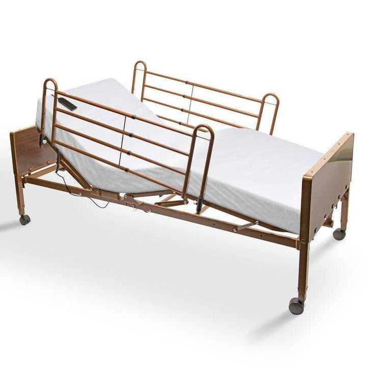 Full Electric Hospital Bed - Foam Mattress - Full Rails - 36x80 Adjustable Height