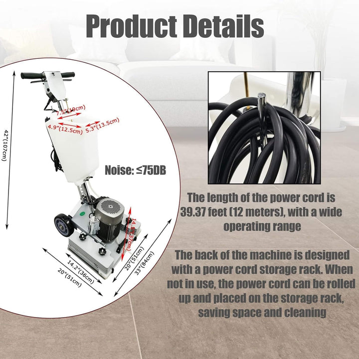 Heavy-Duty 110V Multi Functional Electric Floor Polishing Machine
