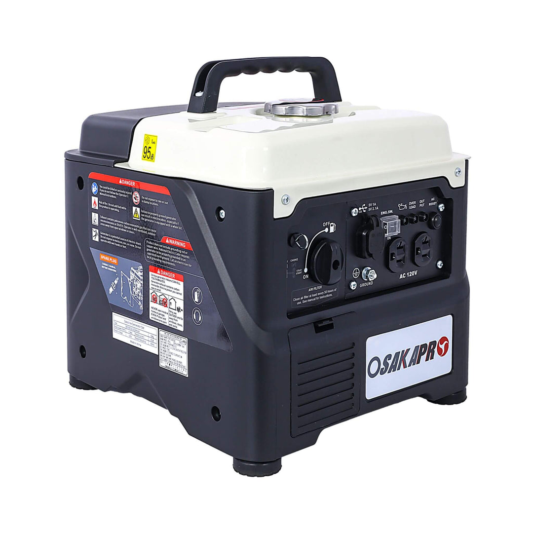 Heavy-Duty 1200W Ultra-Quiet Portable Gas Engine Inverter Generator