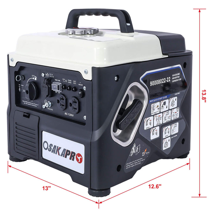 Heavy-Duty 1200W Ultra-Quiet Portable Gas Engine Inverter Generator