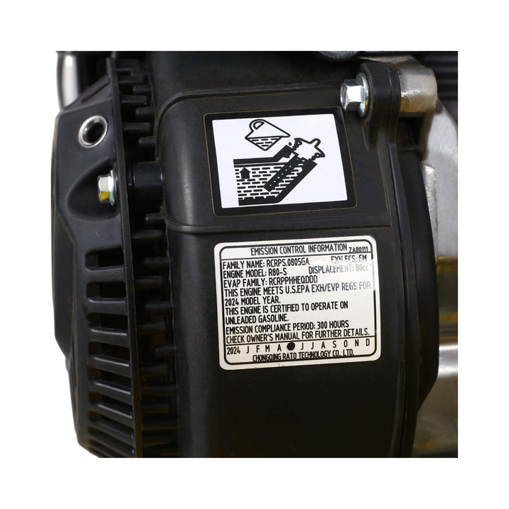 Heavy-Duty 2.5HP 79CC 8200N Gas-Powered Plate Compactor Machine