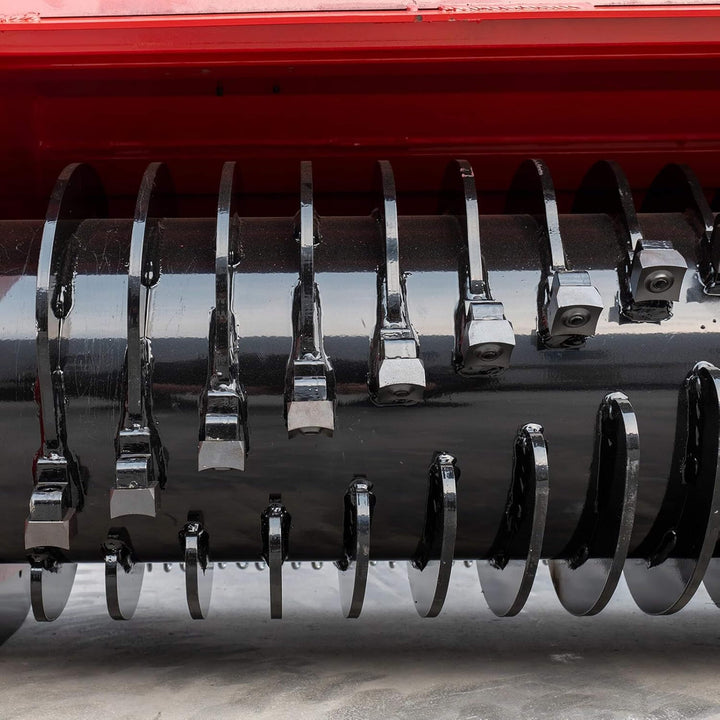 Heavy-Duty 72-Inch Hydraulic Forestry Mulcher Skid Steer Loader Attachment