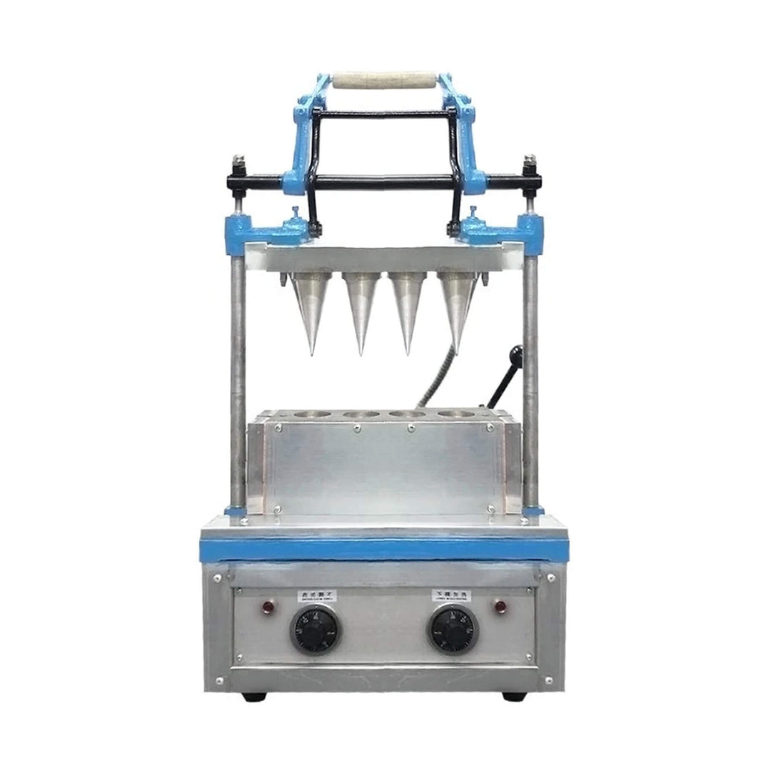 Heavy Duty Commercial 4-Mold Ice Cream Cone Maker Machine