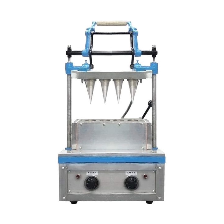 Heavy Duty Commercial 4-Mold Ice Cream Cone Maker Machine