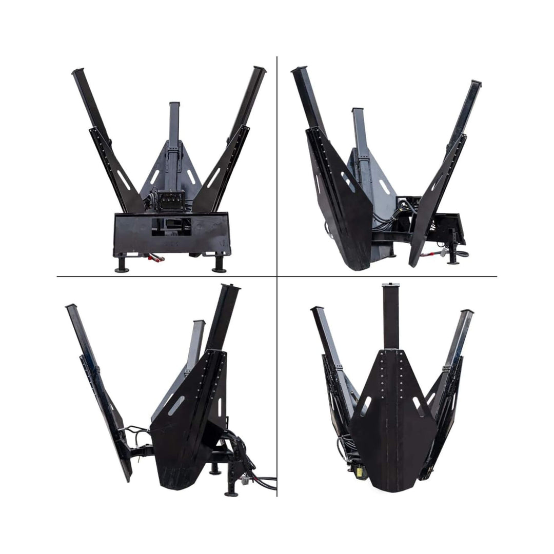 Heavy-Duty Industrial 3-Blade Tree Spade Transplanter Skid Steer Attachment