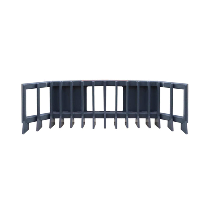 Heavy-Duty Push Stick Rake Skid Steer Attachment with Quick Attach