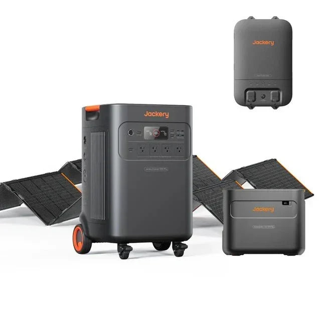 Jackery Explorer 5000 Plus (10kWh) Solar Generator + 2 x SolarSaga 500 X + Smart Transfer Switch