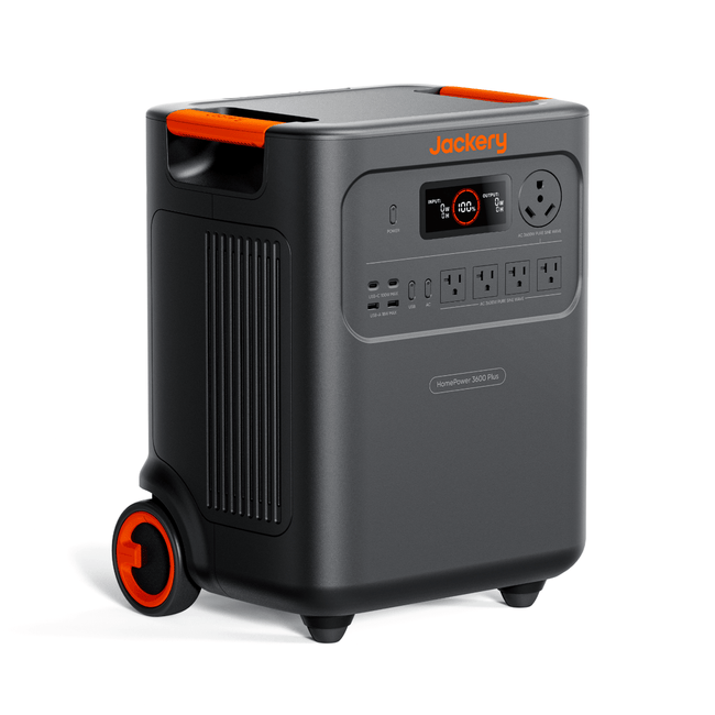 Jackery HomePower 3600 Plus + Battery Pack 3600 + SolarSaga 500 X 1