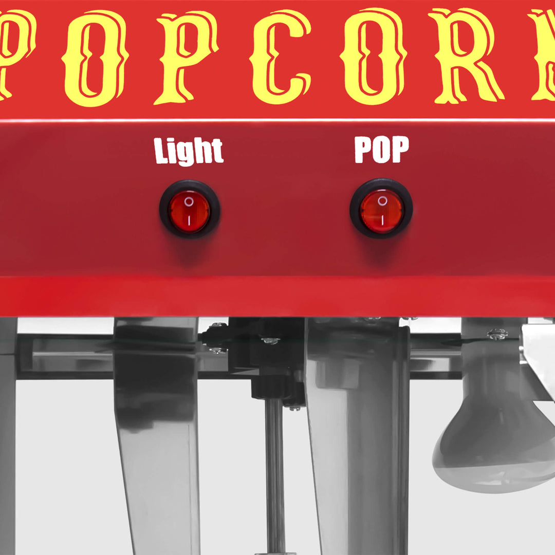 Kaitu Premium Commercial Bar Style 6-Ounce Popcorn Machine Maker