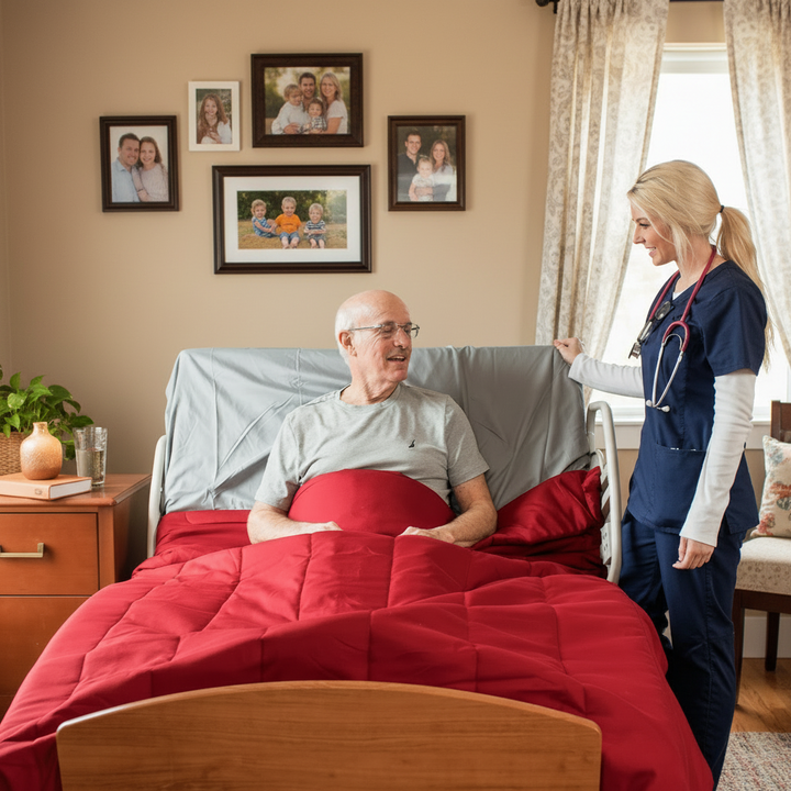 Med-Mizer RetractaBed Wall Hugger Hospital Bed