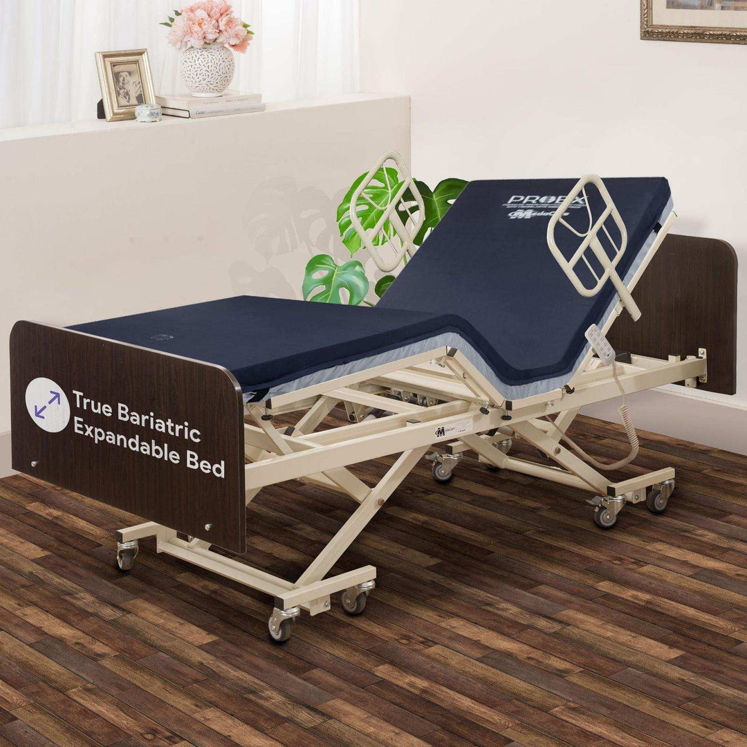 MedaCure Adjustable Height Bariatric Hospital Bed & Built in Scale
