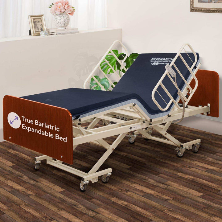 MedaCure Bariatric Extendable Hospital Bed - 750lbs Cap