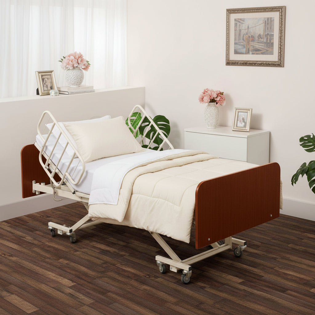 MedaCure Bariatric Extendable Hospital Bed - 750lbs Cap
