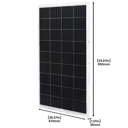 Natures Generator Lithium 3600 Solar Generator With 2 x 100W Monocrystalline Solar Panel